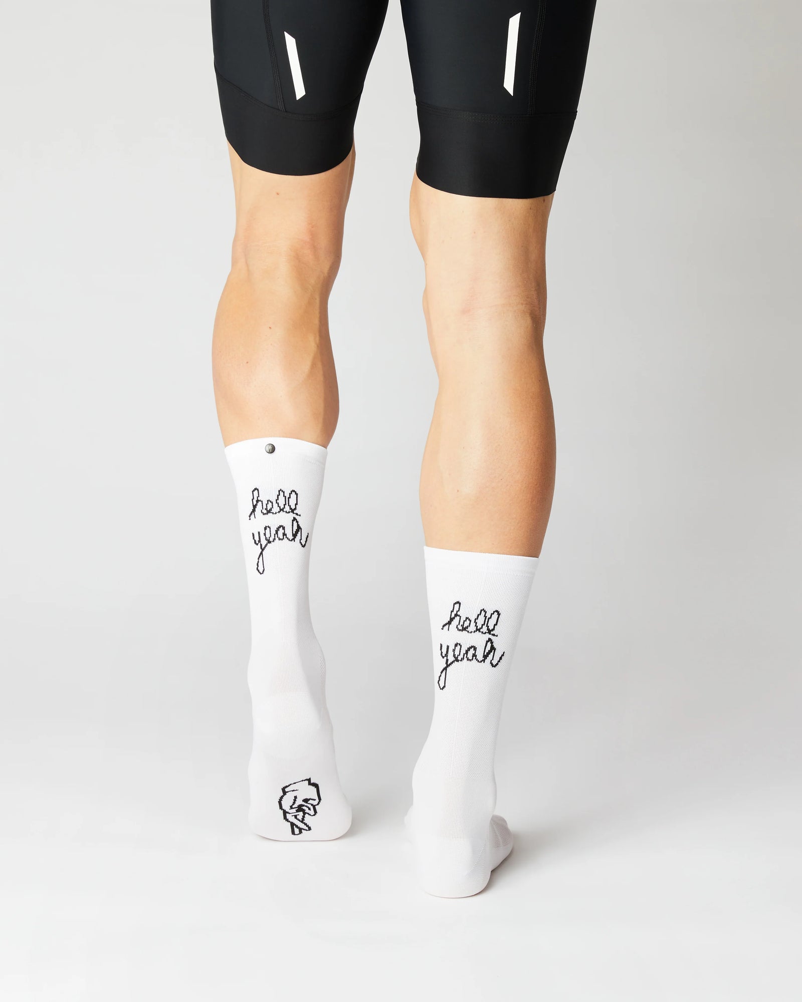Fingerscrossed サイクルソックス #666 Hell Yeah 3.0 White | CYCLISM