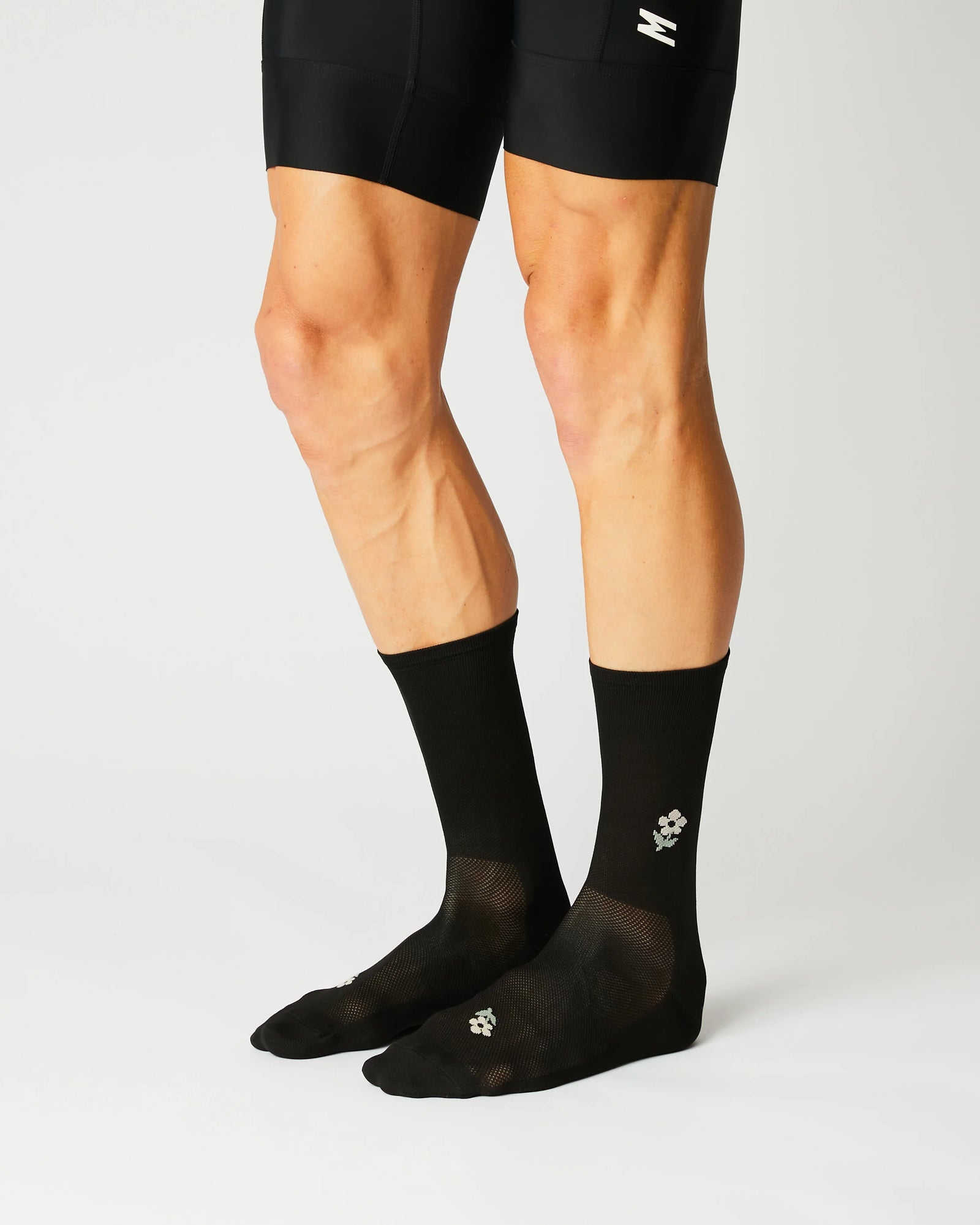 Fingerscrossed サイクルソックス #12_07 Blossom Black | CYCLISM