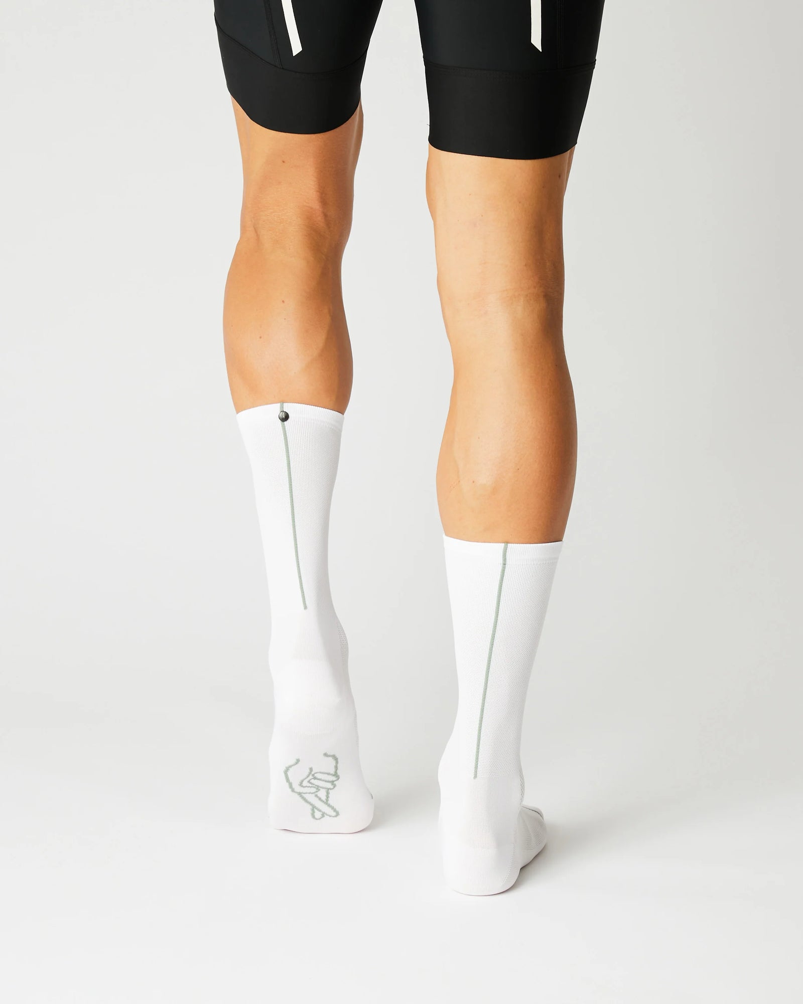 Fingerscrossed #12_12 Stripe Agave サイクルソックス | CYCLISM