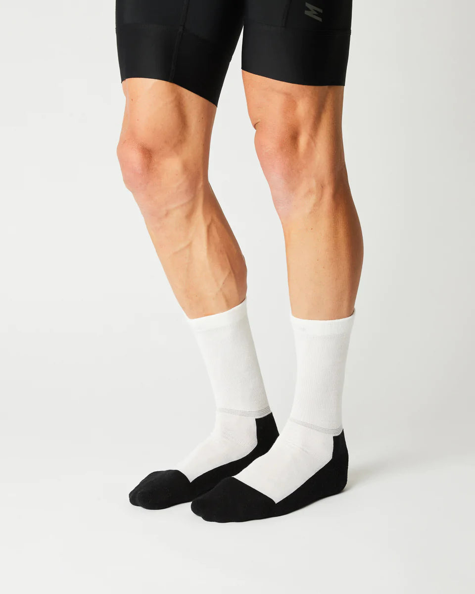 Fingerscrossed #Merino Winter White サイクルソックス  | CYCLISM