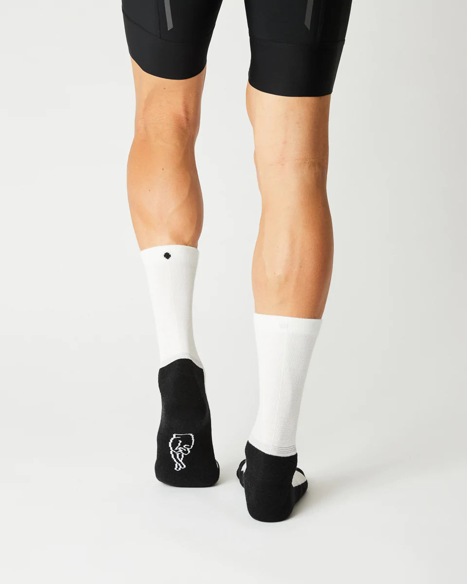 Fingerscrossed #Merino Winter White サイクルソックス  | CYCLISM