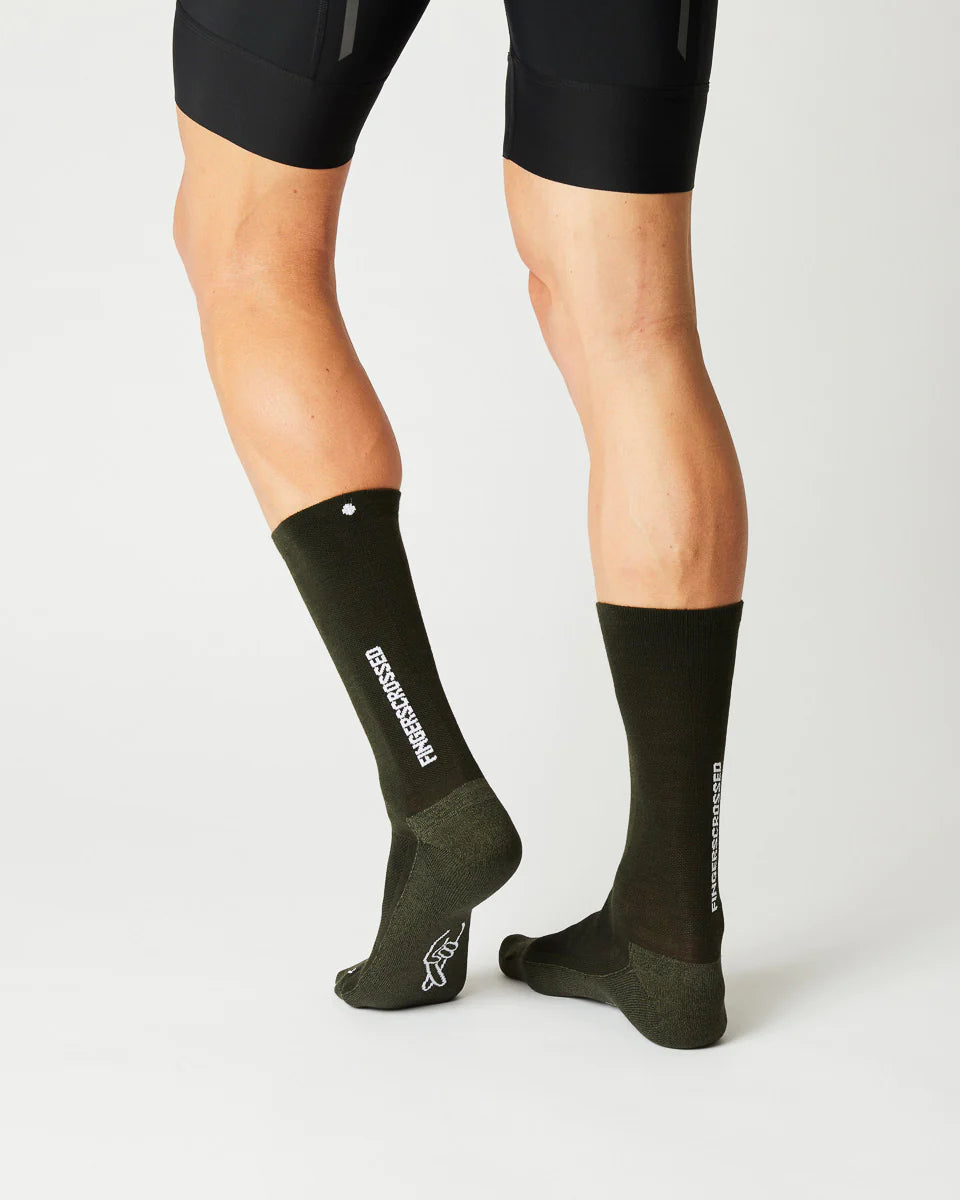 Fingerscrossed サイクルソックス #Light Merino Silk Green | CYCLISM