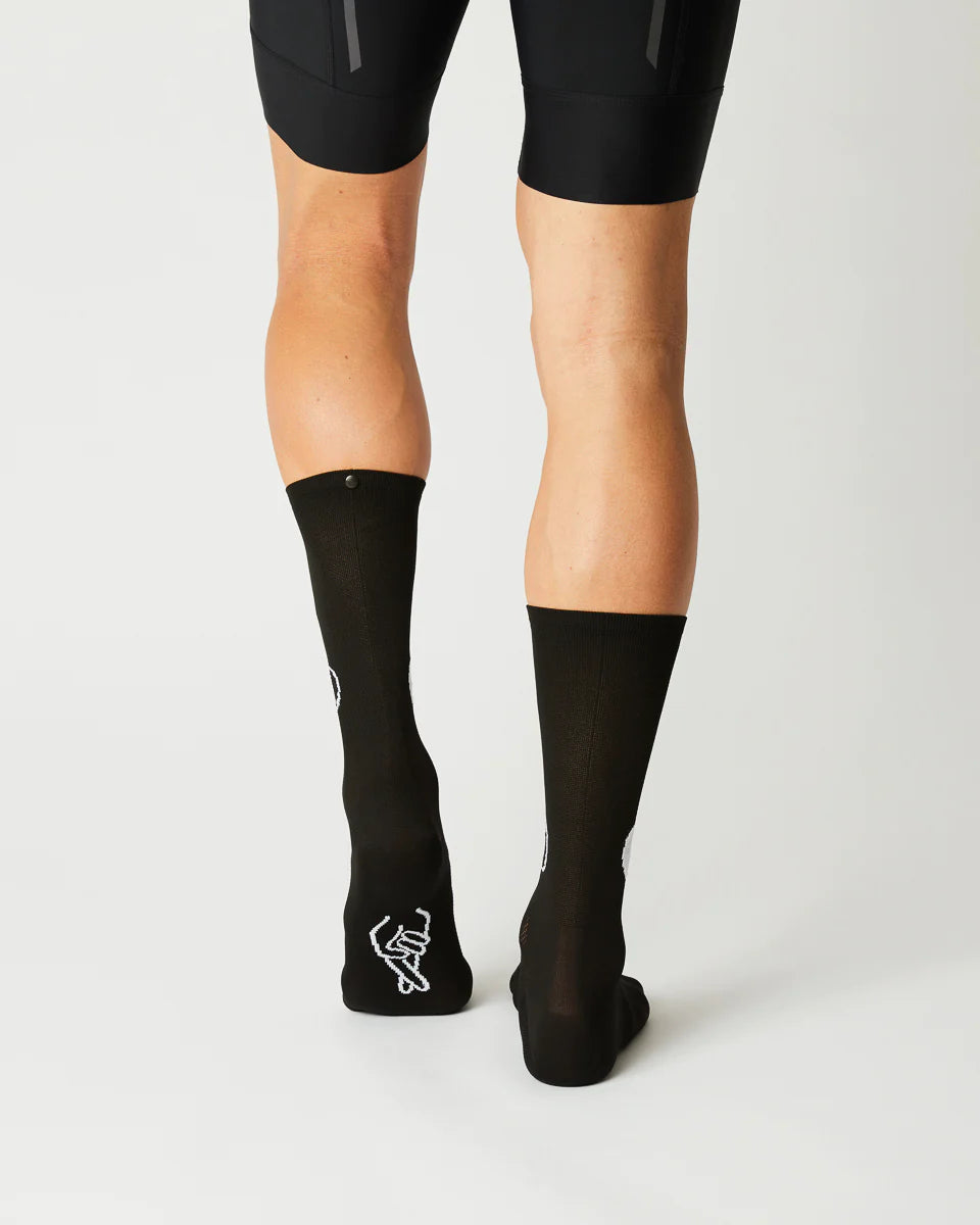 Fingerscrossed サイクルソックス #13_04 Yin & Yang Black | CYCLISM