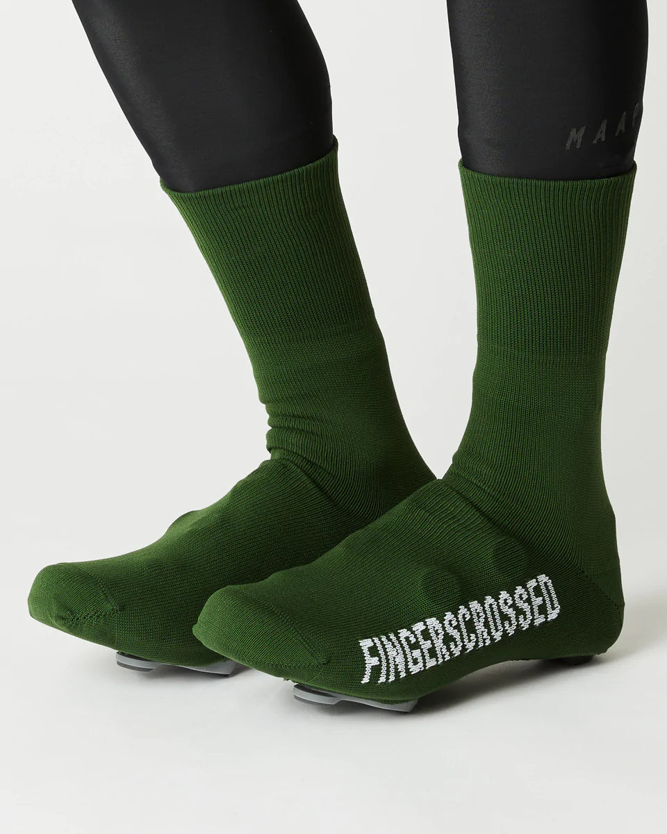 Fingerscrossed サイクルオーバーソックス Green | CYCLISM