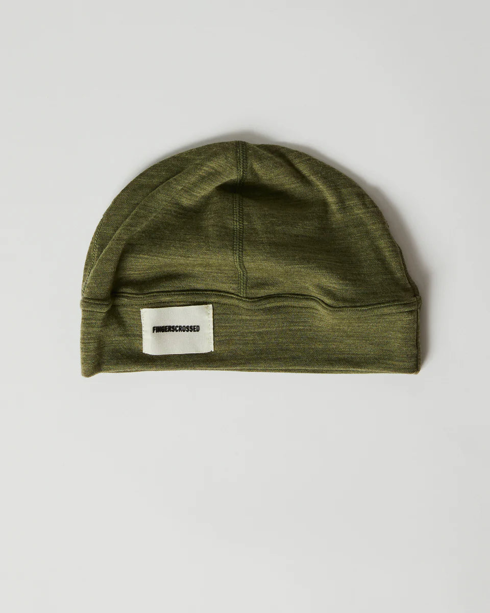 Fingerscrossed #Beanie Olive サイクルハット | CYCLISM