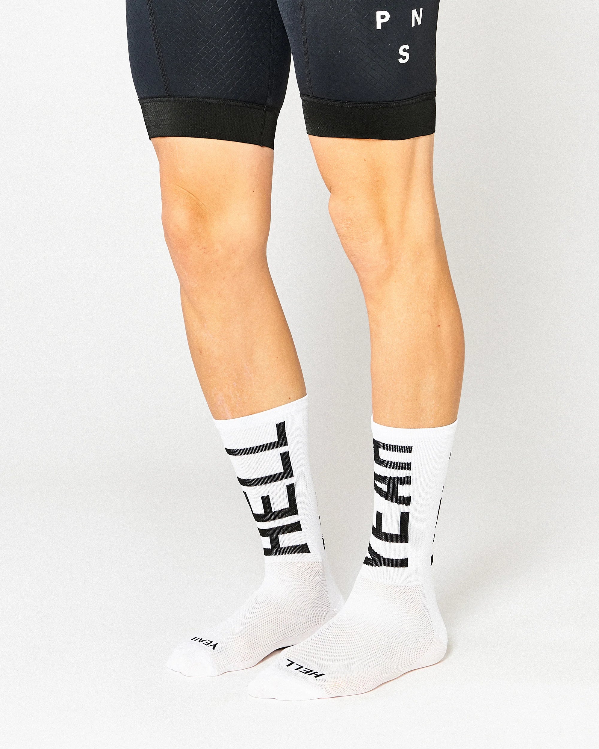 Fingerscrossed サイクルソックス #666 Hell Yeah White 2.0 | CYCLISM