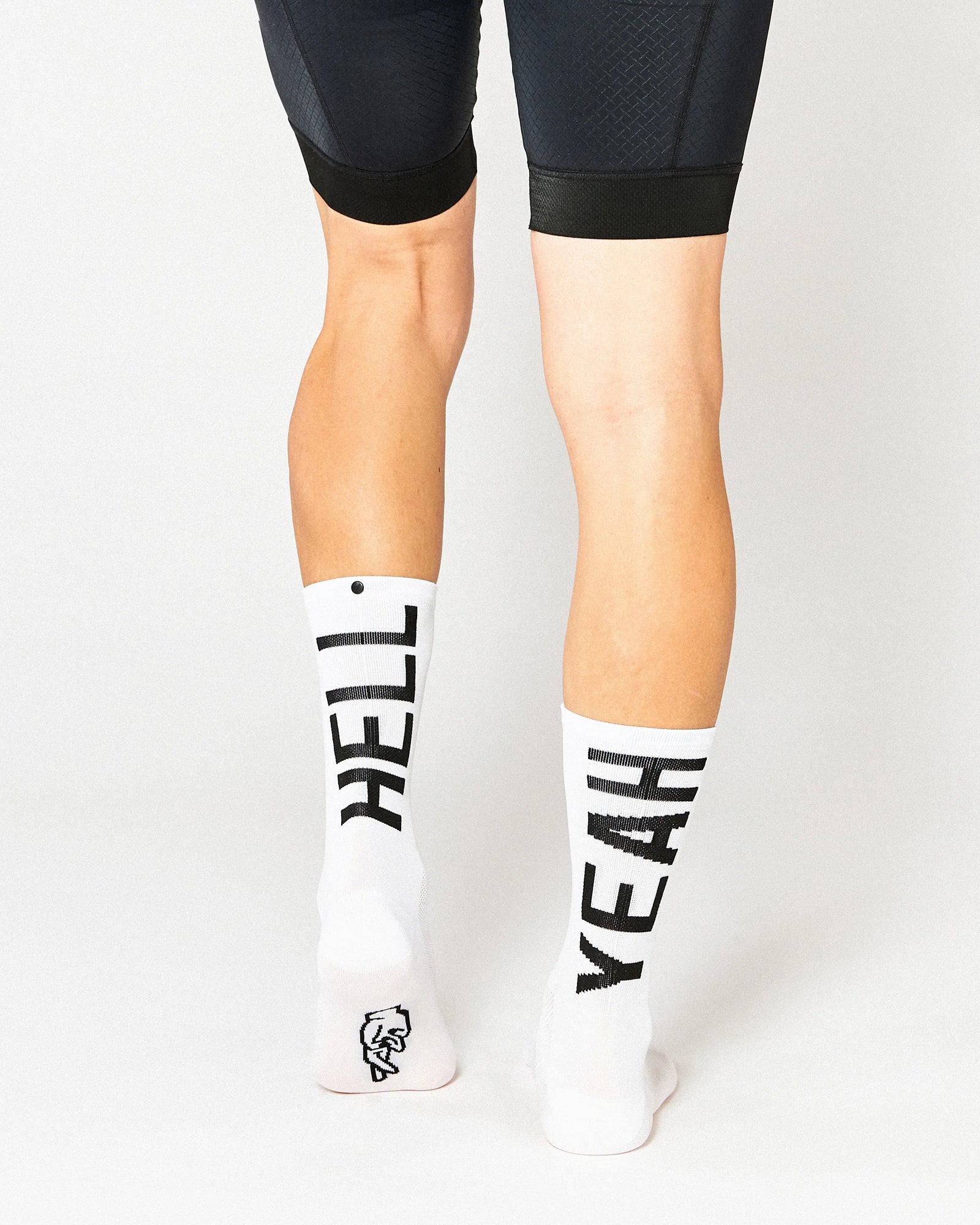 Fingerscrossed サイクルソックス #666 Hell Yeah White 2.0 | CYCLISM