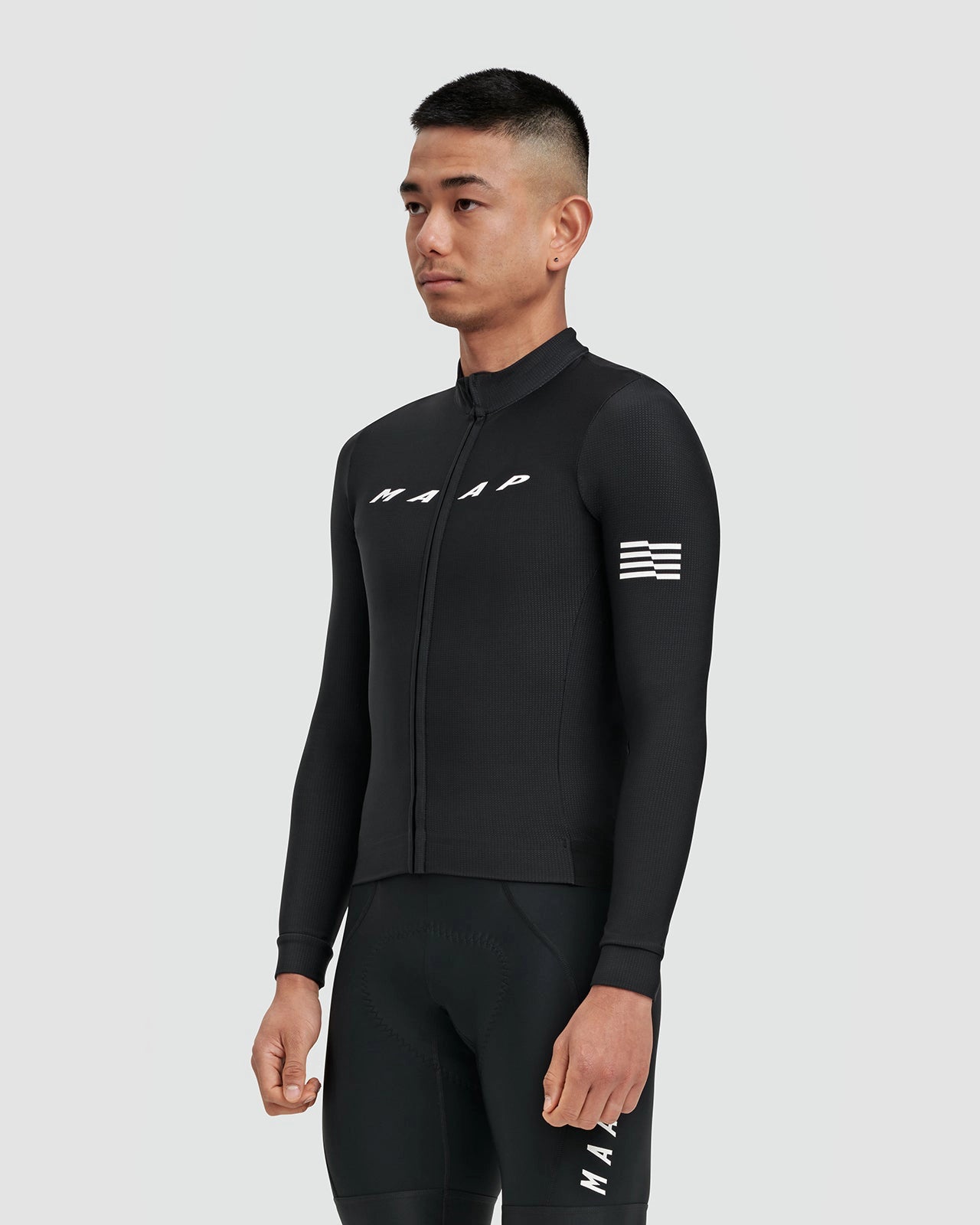 MAAP Men's Evade Thermal LS 2.0 Black 長袖サイクルジャージ  | CYCLISM