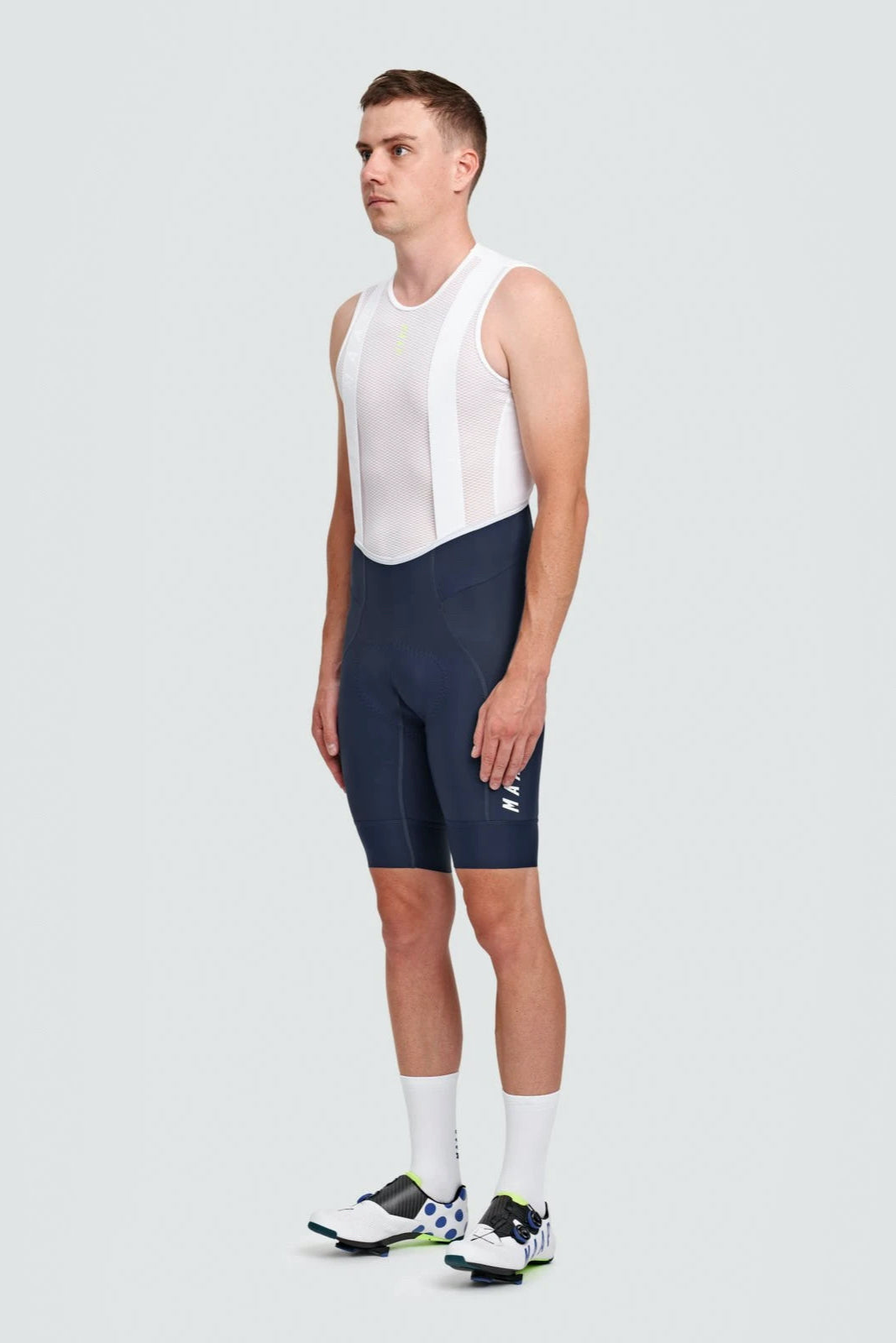 MAAP Team Bib Evo サイクルビブショーツ Navy/White | CYCLISM