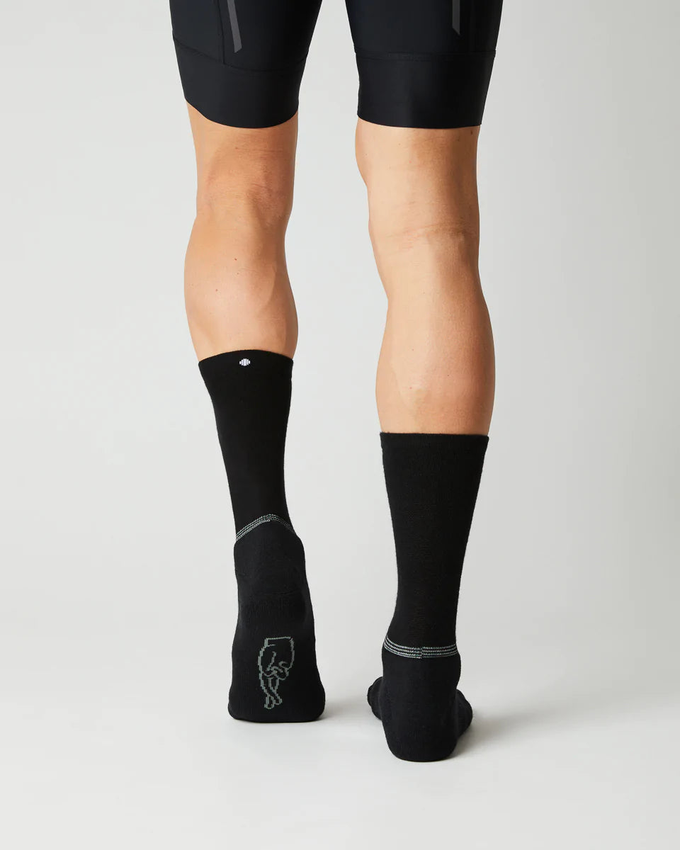 Fingerscrossed #Merino Winter Black サイクルソックス  | CYCLISM