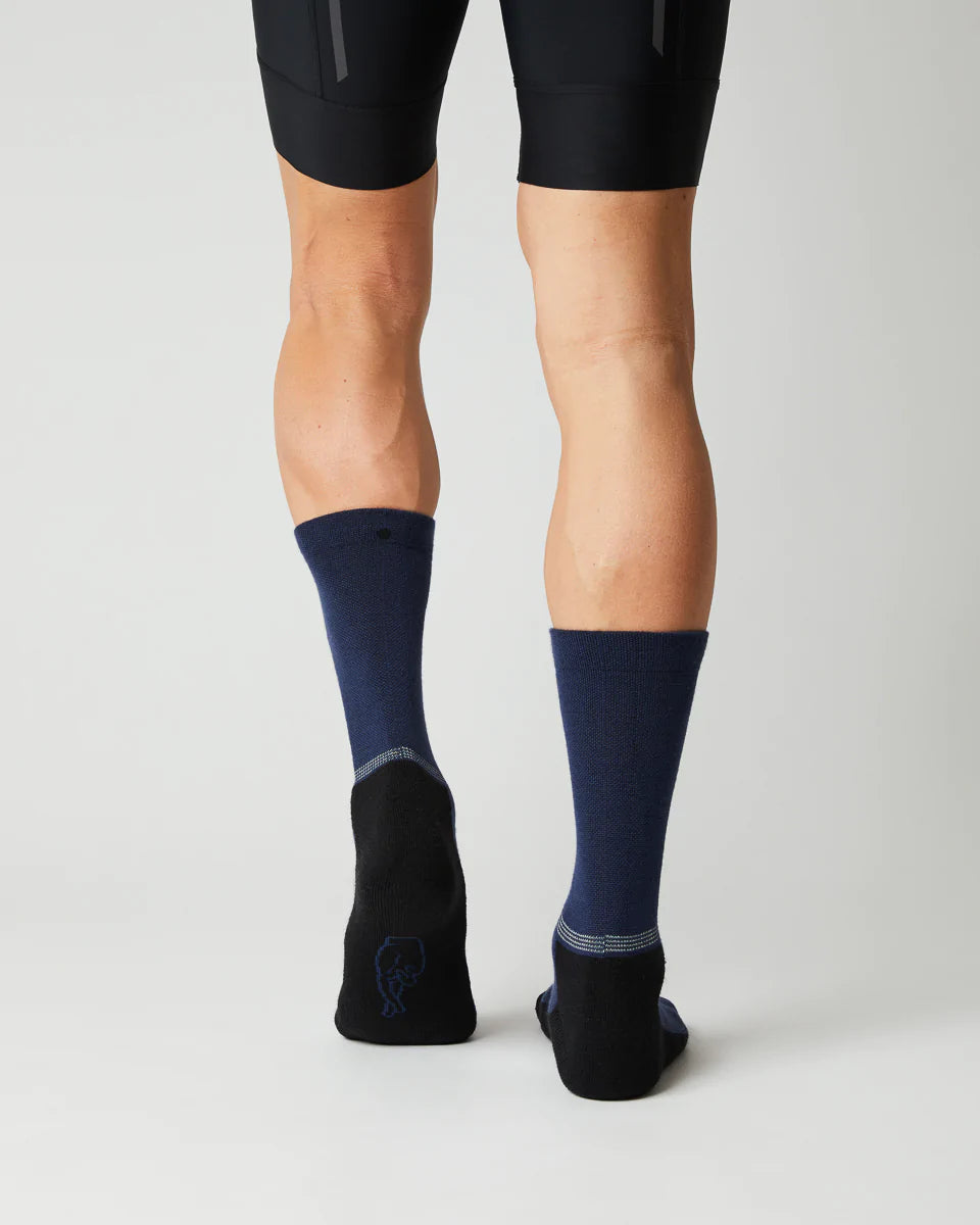 Fingerscrossed #Merino Winter Navy サイクルソックス  | CYCLISM