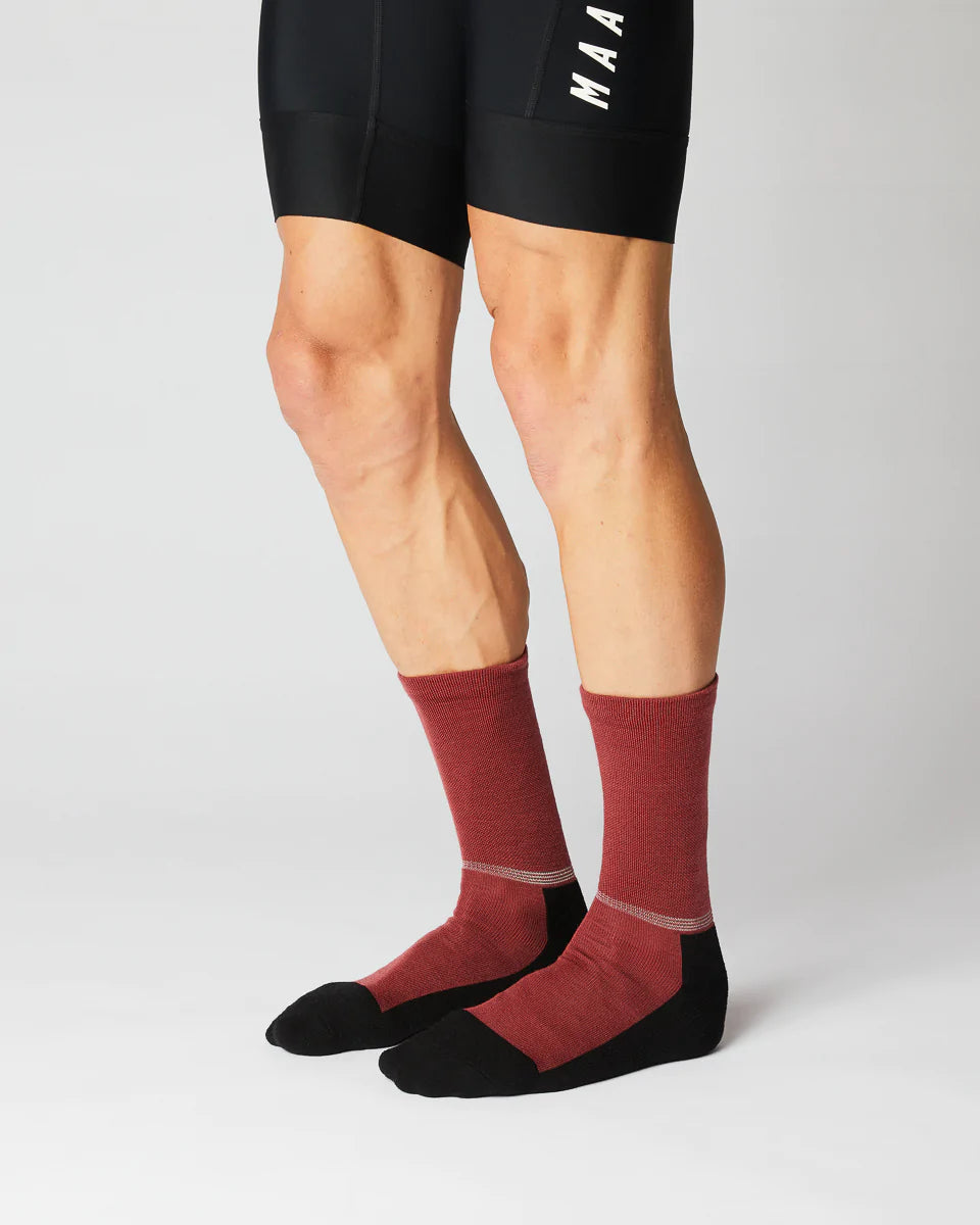 Fingerscrossed #Merino Winter Burgundy サイクルソックス  | CYCLISM