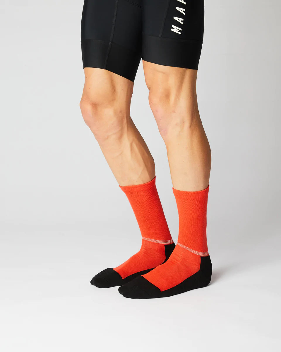 Fingerscrossed #Merino Winter Burnt Orange サイクルソックス  | CYCLISM