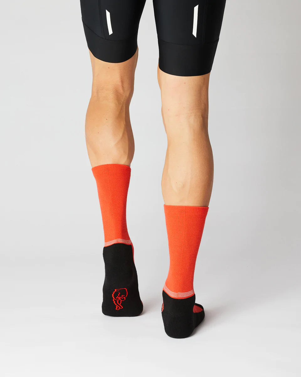 Fingerscrossed #Merino Winter Burnt Orange サイクルソックス  | CYCLISM