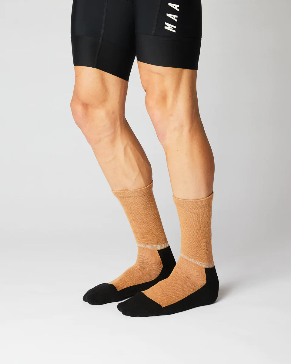 Fingerscrossed #Merino Winter Camel サイクルソックス  | CYCLISM