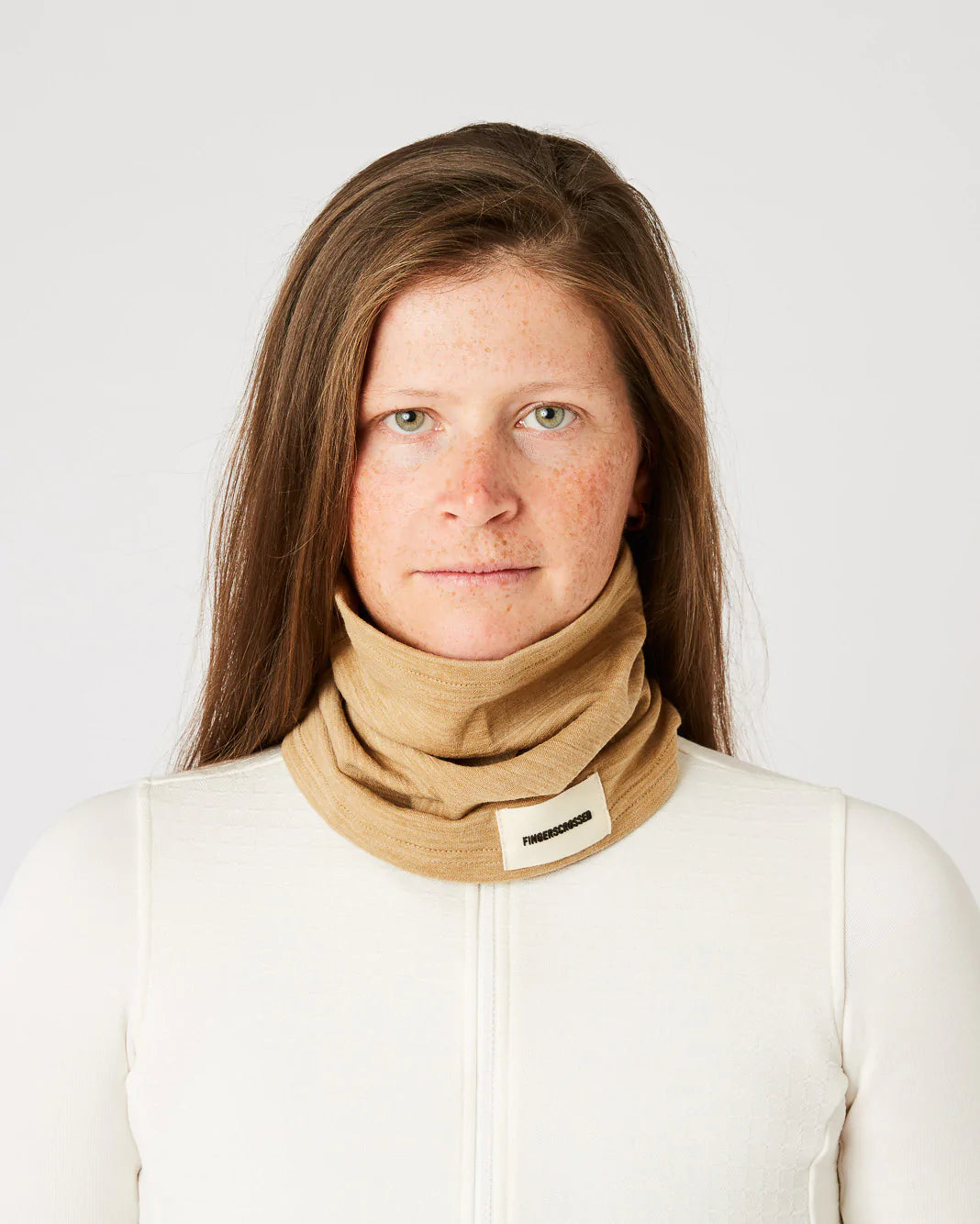 Fingerscrossed #Tube Scarf サイクル ネックウォーマー キャメル | CYCLISM