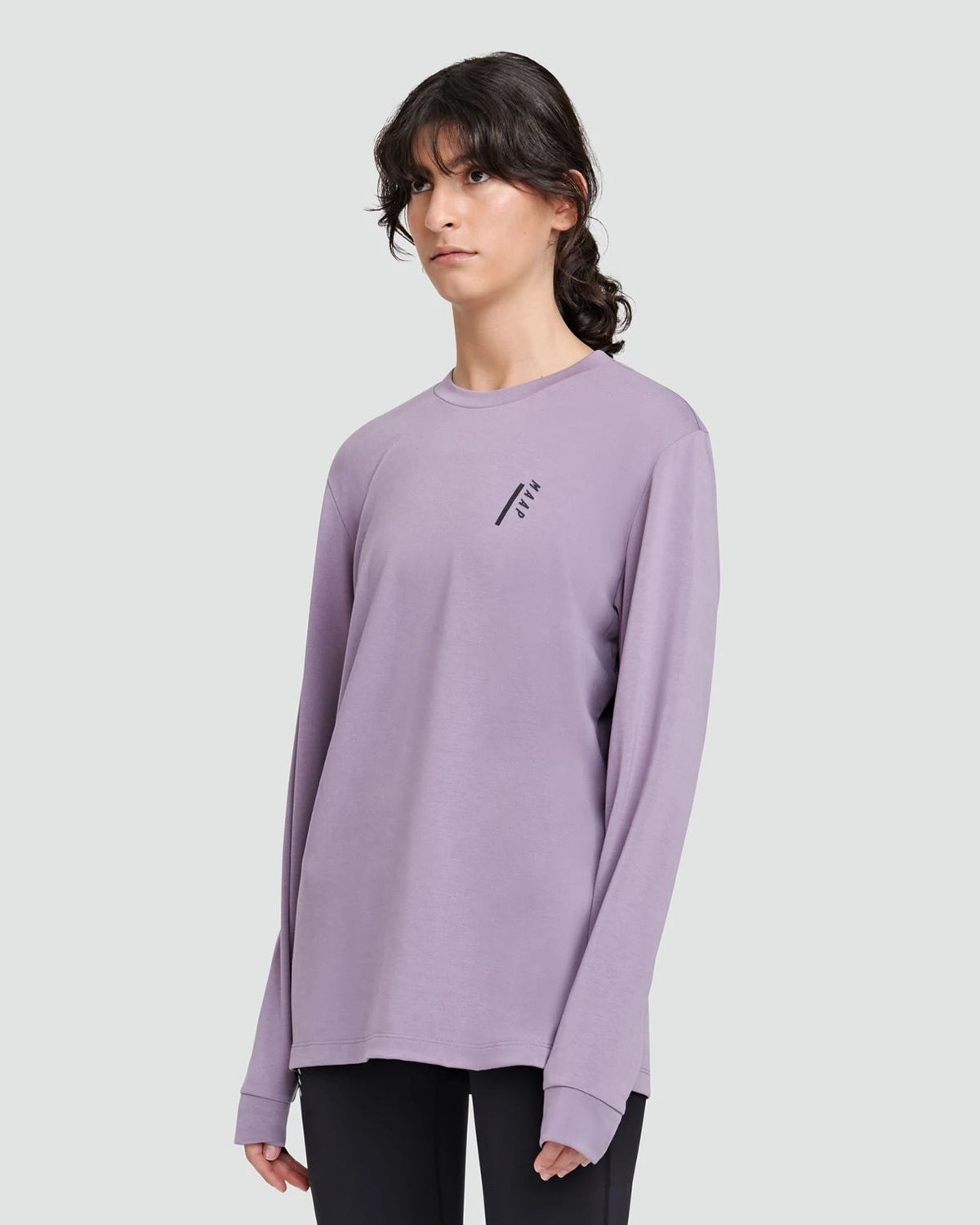 MAAP Sparks Purple Fog ロングスリーブ サイクル Tシャツ | CYCLISM