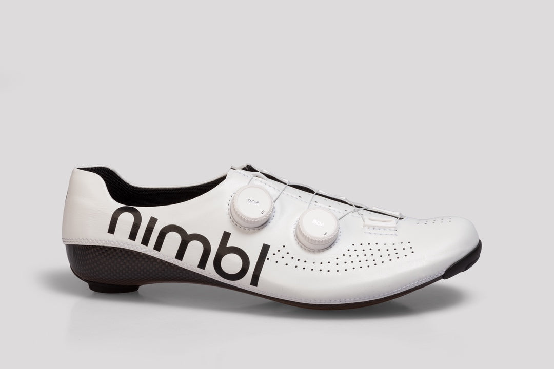 Nimbl ULTIMATE Pro Edition White サイクルロードシューズ | CYCLISM